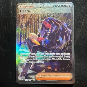 Obsidian Flames Geeta Full Art Trainer